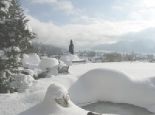 Garten im Schnee