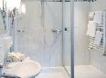 Badezimmer - Seeboeckenhotel Zum Weissen Hirschen St. Wolfgang