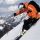 Skifahrer am Stubaier Gletscher - Neustift im Stubaital Tirol