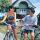 Pärchen beim Radfahren in der Thermenwelt Burgenland - Thermenwelt Burgenland Burgenland