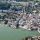 aerial view of the town centre of Gmunden
