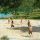 Volleyballplatz im Schwimmbad
