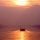 Sonnenuntergang auf der Donau