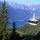 Blick auf das Karwendelgebirge und Pertisau