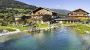 Hotel resort with bathing lake