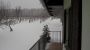 Terrasse im Winter - Ferienhaus Frisch Strem
