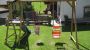 Speziell für unsere kleinen Gäste unser Spielplatz mit Schaukel, Rutsche, Trampolin und Tischtennis!
