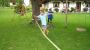 Spielplatz für Kinder im Garten