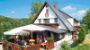 Biergarten im Sommer
