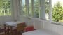 Restaurant / Frühstücksraum im Sommer - Hotel Pension Angergut Tscherms