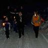 Fackelwanderung durch die Winterlandschaft