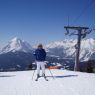 Winteransicht Roßhütte --->Gaistal - Ferienwohnung Seefeld Ferienhaus-Irene Appartement Seefeld