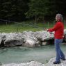 Fischen in Gebirgsbach - Bankwirt Pichl-Reiteralm